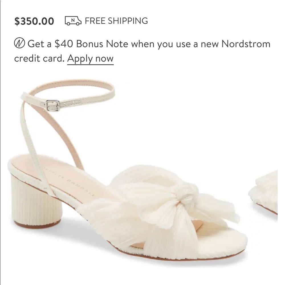 Loeffler Randall NEW Dahlia Bow Low Heels